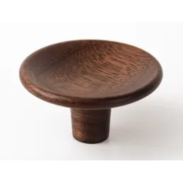 Pomello in legno RENO / Noce verniciato