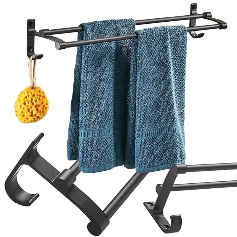 Mensola da bagno VALIA / Nero opaco