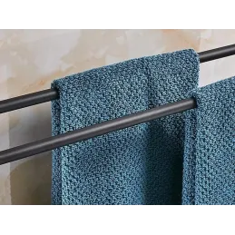 Mensola da bagno VALIA / Nero opaco