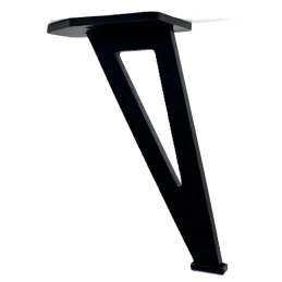 Piedino per mobili JAPAN / Nero opaco