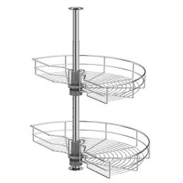 Carosello STANDARD 180° / Cromo lucido