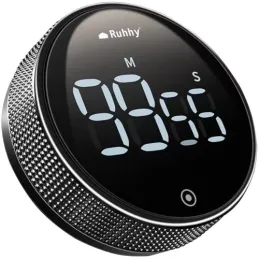 Timer LED magnetico con allarme / Nero