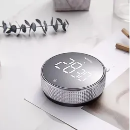 Timer LED magnetico con allarme / Nero
