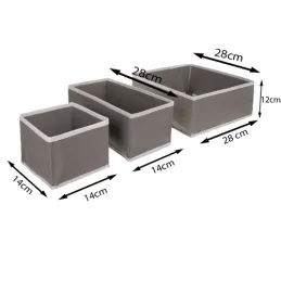 Set da 6 contenitori portaoggetti per armadio MAXO / Grigio
