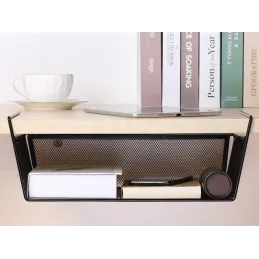 Cestello metallico sottoripiano PRACTICAL / Nero opaco