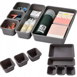 Set di 8 organizer per cassetti PARAMON / Antracite