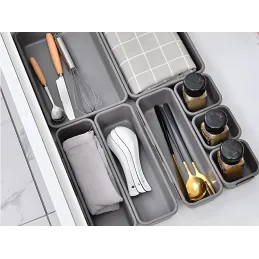 Set di 8 organizer per cassetti PARAMON / Antracite