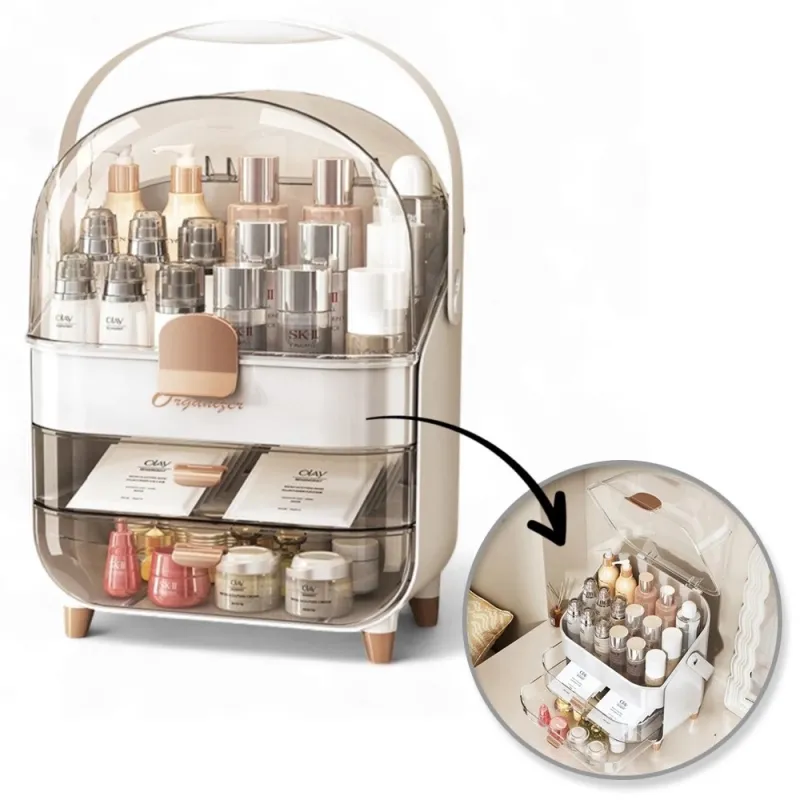 Esclusivo organizer per cosmetici VISION / Bianco