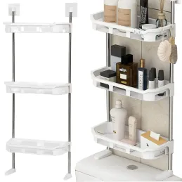 Mensola regolabile sopra il WC / Bianca