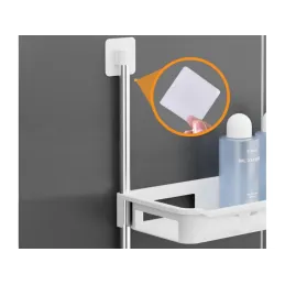 Mensola regolabile sopra il WC / Bianca