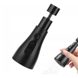 Aeratore per rubinetto con funzione doccia / Nero