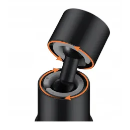 Aeratore per rubinetto con funzione doccia / Nero