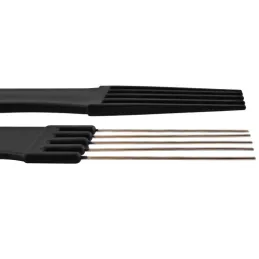 Set da 10 pettini da barbiere BARBER / Nero