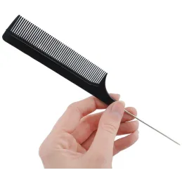 Set da 10 pettini da barbiere BARBER / Nero