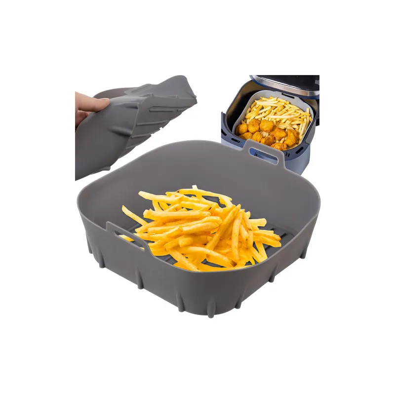 Inserto in silicone per friggitrice ad aria / Grigio
