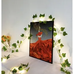 Edera artificiale con illuminazione LED - 25 metri / Verde