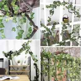Edera artificiale GIRLANDA - 50,4 metri / Verde