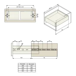 Guida per cuscinetto per scanalatura da 17 mm EKKO