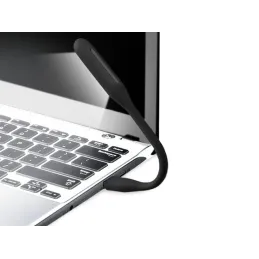 Lampada flessibile in silicone USB per notebook PAD / Nera