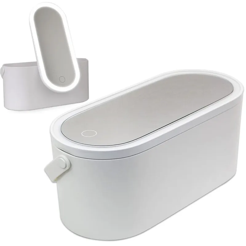 Beauty case con luce LED ATRIA / Bianco