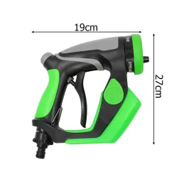 Pistola ad alta pressione per il lavaggio dell’auto con serbatoio per detergente / Verde