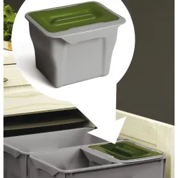 Cestino per rifiuti da porta 5L / Grigio