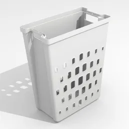 Cestino da bagno basculante GOLL / Bianco