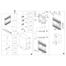 Cestello laterale ad estrazione totale SMART con chiusura ammortizzata sulle guide BLUM / Cromo lucido