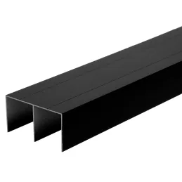 Doppio binario superiore MAXX / Nero opaco