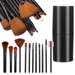 Set di 12 pennelli per il MAKE-UP / Nero