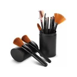 Set di 12 pennelli per il MAKE-UP / Nero