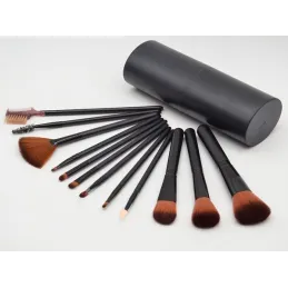 Set di 12 pennelli per il MAKE-UP / Nero