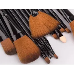 Set di 12 pennelli per il MAKE-UP / Nero
