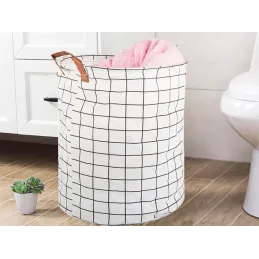 Cesto per giocattoli e biancheria CUTE 45L / Bianco