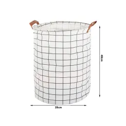 Cesto per giocattoli e biancheria CUTE 45L / Bianco