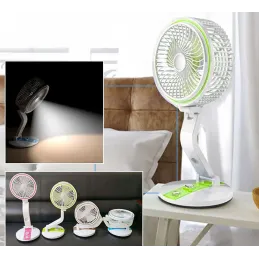 Ventilatore pieghevole con lampada da tavolo a LED FAN / Rosa
