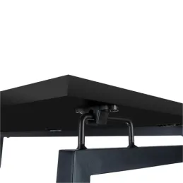 Scrivania da ufficio pieghevole VITTO 800 x 400 / Nero - Legno nero