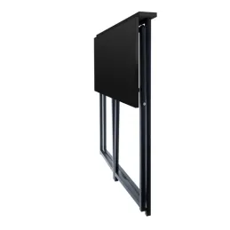 Scrivania da ufficio pieghevole VITTO 800 x 400 / Nero - Legno nero
