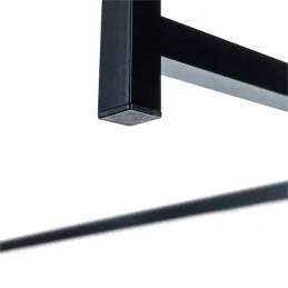 Scrivania da ufficio pieghevole VITTO 800 x 400 / Nero - legno marrone