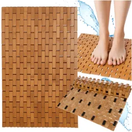 Tappetino antiscivolo da bagno in bambù LASSA / Legno