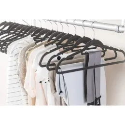 Set da 20 grucce con spalline / Grigio