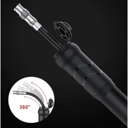 Pompa per bicicletta MINI manuale / Nera