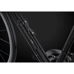 Pompa per bicicletta MINI manuale / Nera