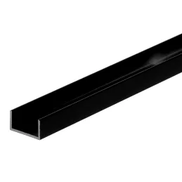Profilo terminale MAXX "C-18mm" / Nero opaco