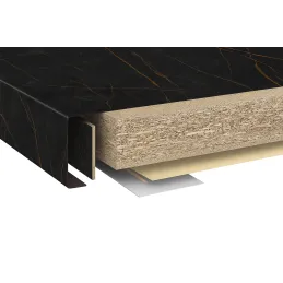 Piano di lavoro KRONOSPAN Nero Bronzo / K698 PN