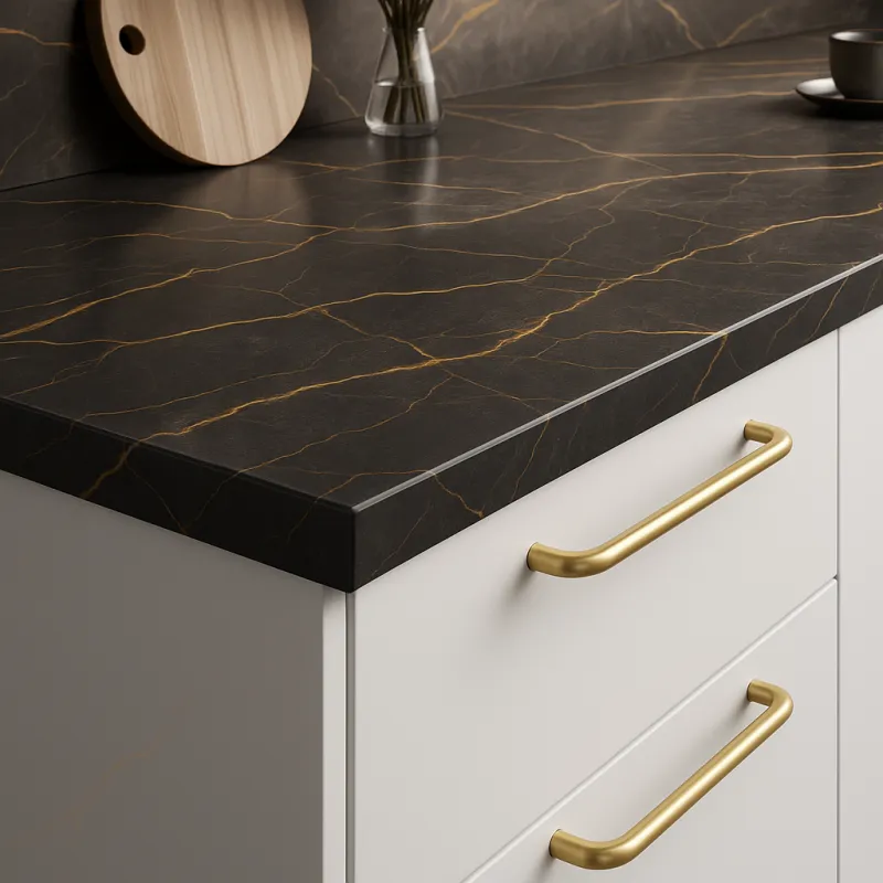 Piano di lavoro KRONOSPAN Nero Bronzo / K698 PN