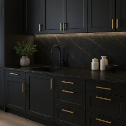 Alzatina per piano di lavoro KRONOSPAN Nero Bronzo / K698 PN