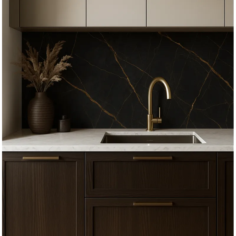 Alzatina per piano di lavoro KRONOSPAN Nero Bronzo / K698 PN