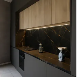 Alzatina per piano di lavoro KRONOSPAN Nero Bronzo / K698 PN