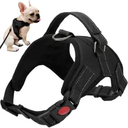 Imbracatura di sicurezza senza pressione per cani HASEN / Nera